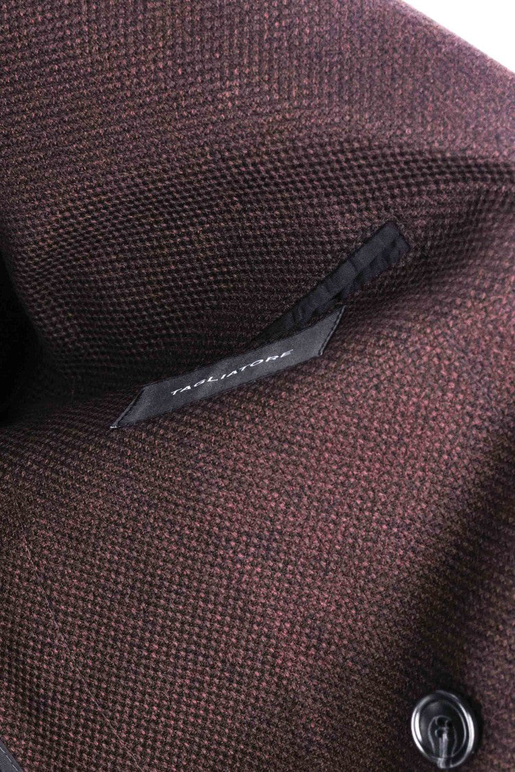 Tagliatore Montecarlo Line Double-Breasted Textured Jacket