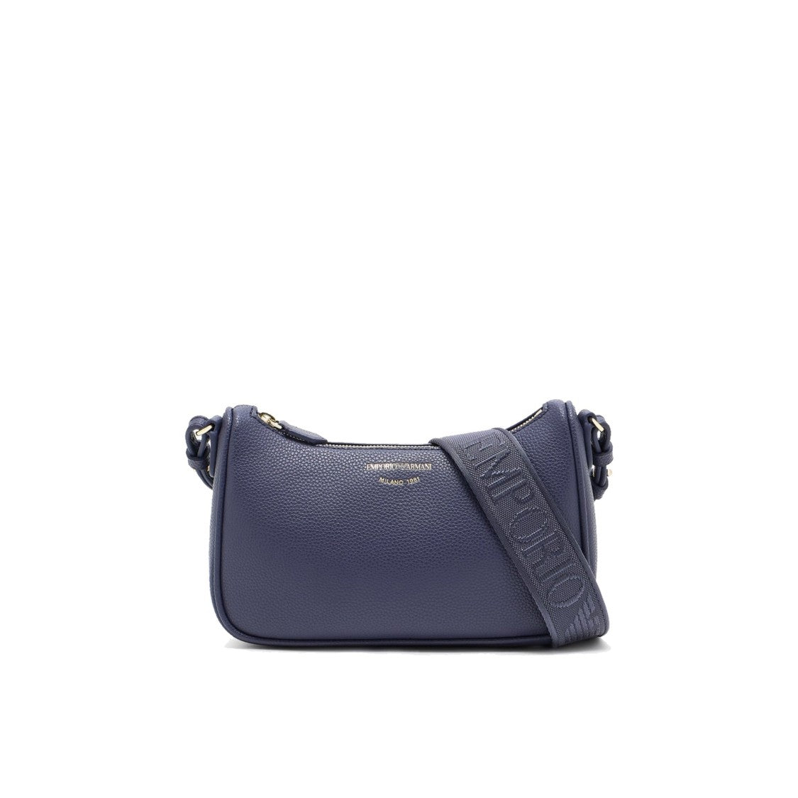 Emporio Armani Textured Leather Shoulder Bag