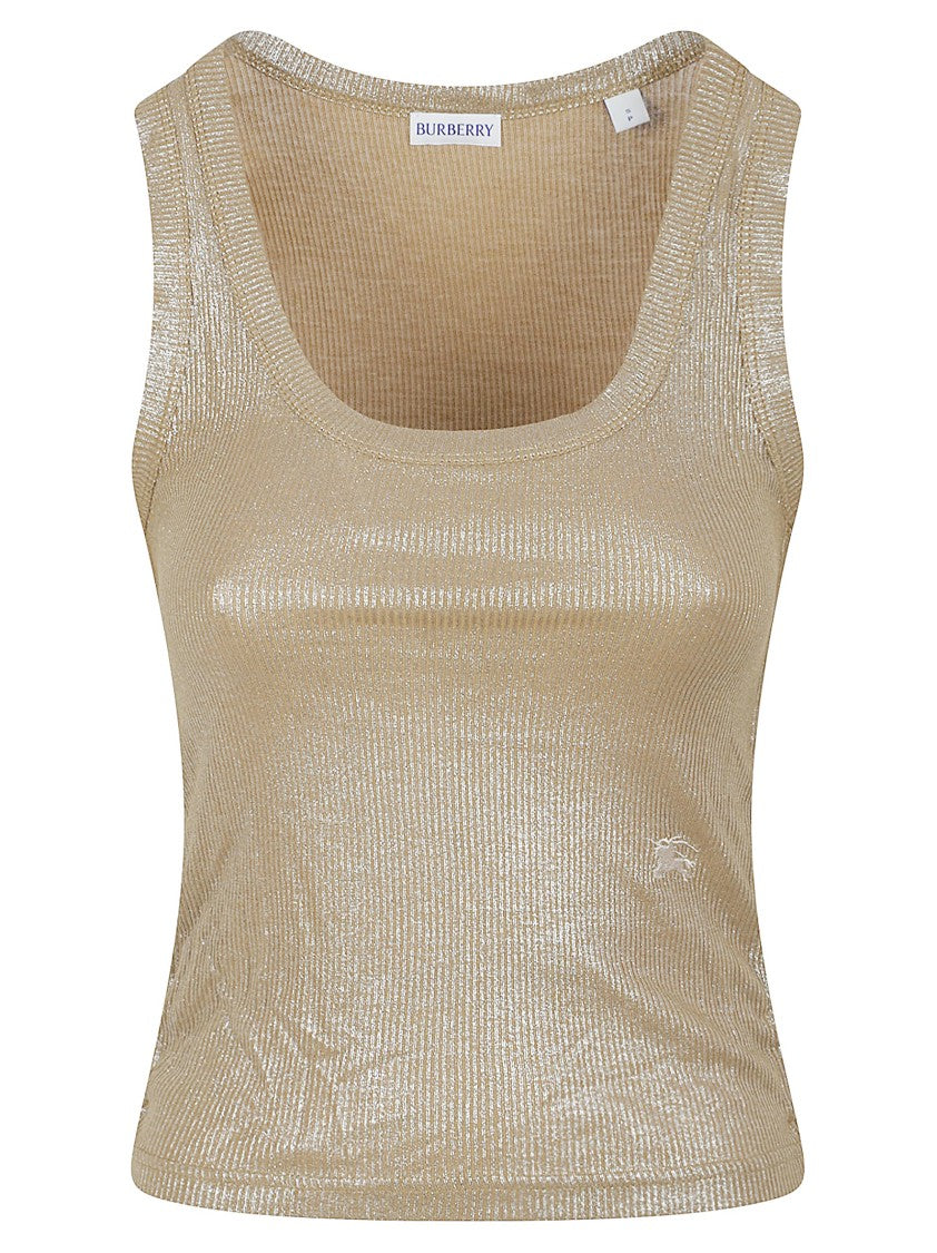 Burberry Scoop Neck Sleeveless Top