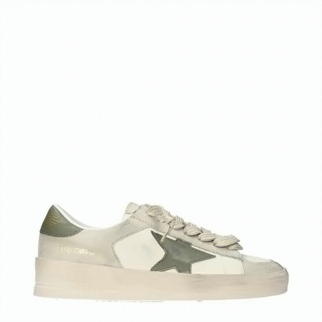 Golden Goose Distressed Leather And Suede Low-Top Sneakers