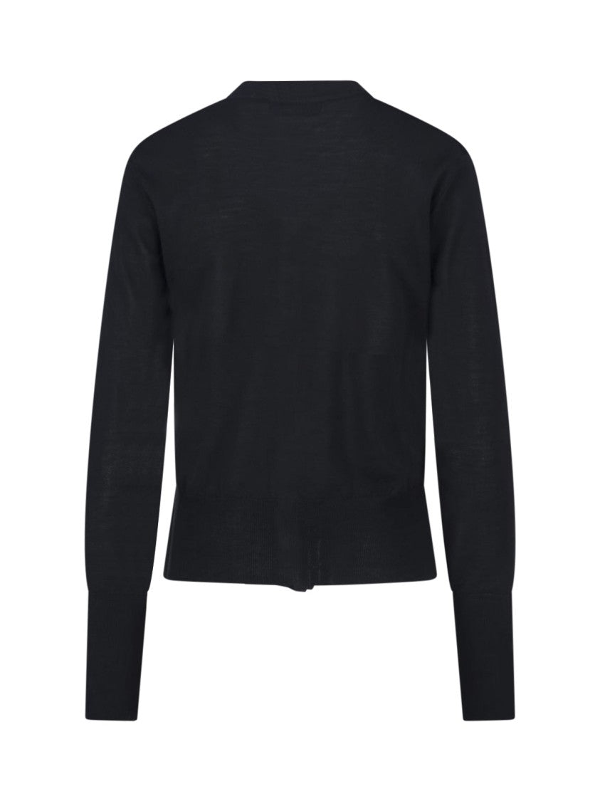 Vivienne Westwood Black Bea Wool Silk Cardigan