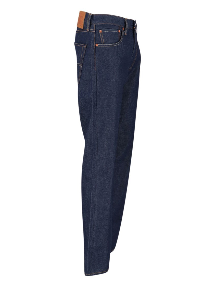 Levi's Strauss Navy 501 Denim Straight-Leg Jeans