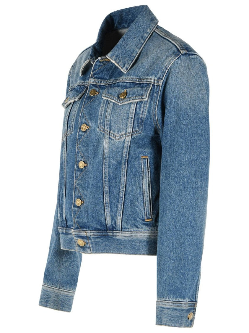 Golden Goose Blue Cotton Jacket