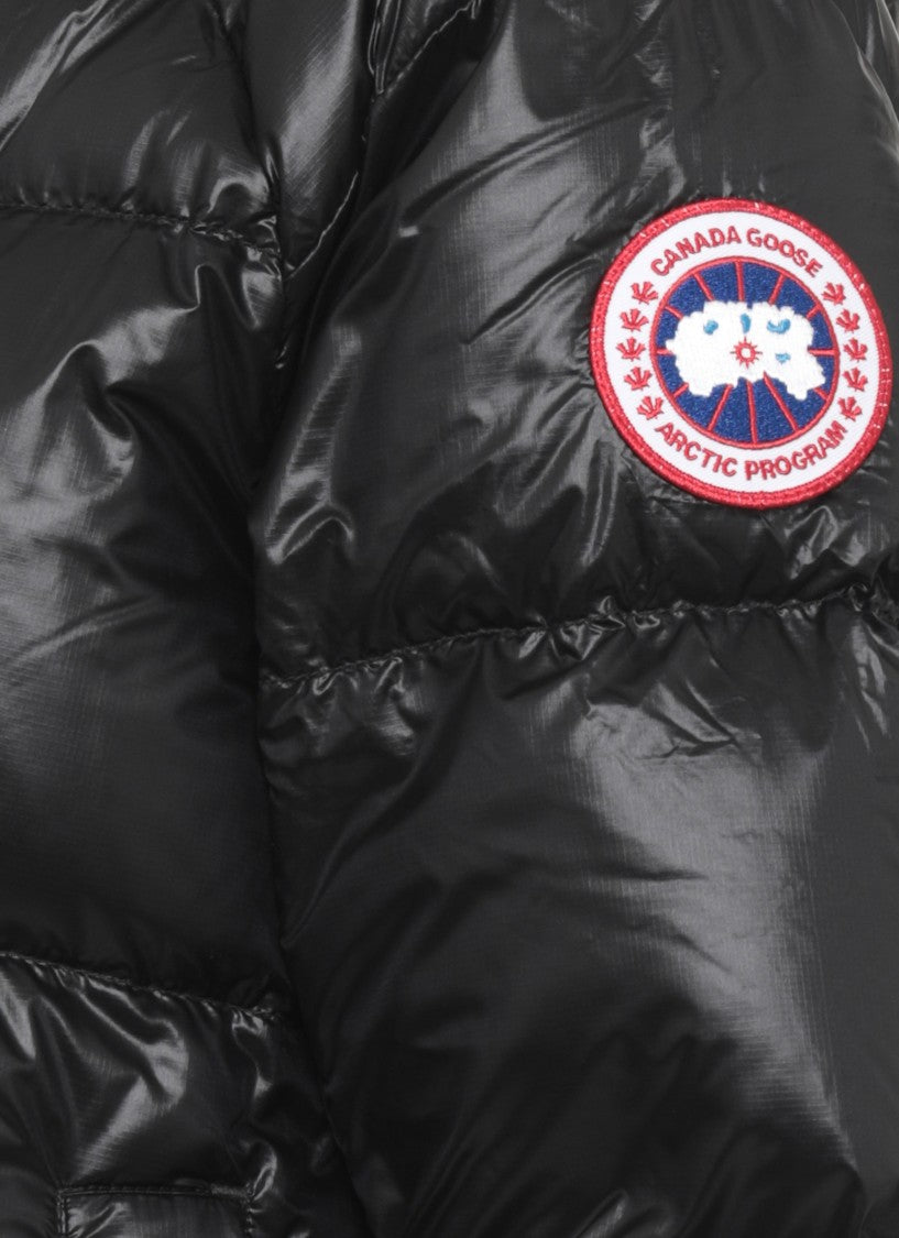 Canada Goose Padded And Quilted Black Down Jacket