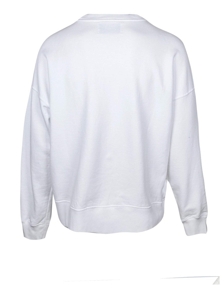 Golden Goose Cotton Crewneck Sweatshirt Color White