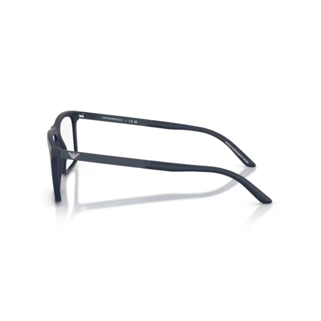 Emporio Armani 0Ea3253 Matte Finish Rectangular Frame Eyeglasses