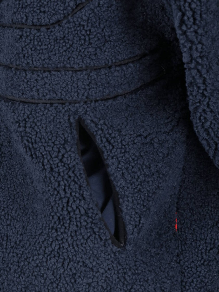 Diesel Blue S-Zat Teddy Hooded Zip Sweatshirt