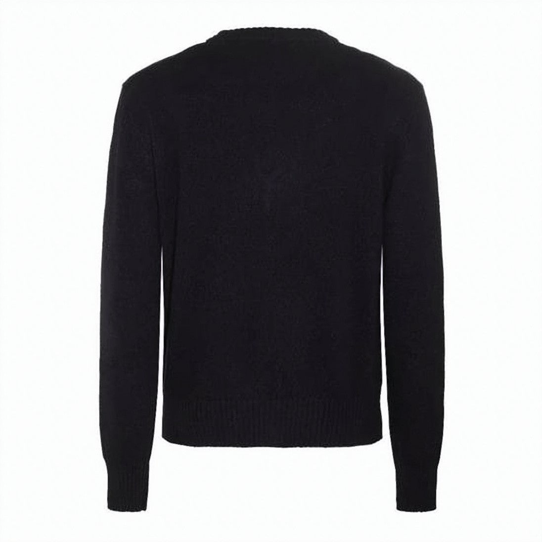 Ami Paris Classic V-Neck Cashmere Blend Cardigan