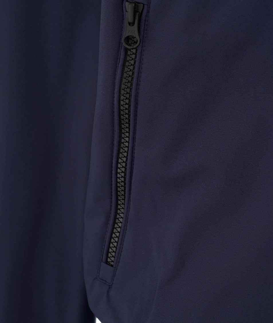 Save The Duck High Collar Water-Resistant Jacket With Logo Applique