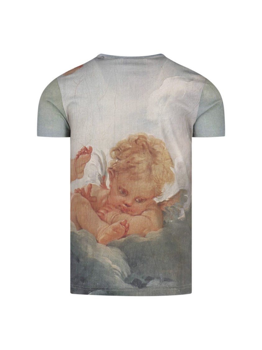 Vivienne Westwood Short-Sleeve T-Shirt With Cherubic Artwork