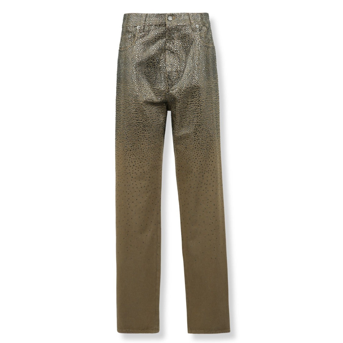Golden Goose Sky Wash Denim Pants With Crystall Degrade Effect