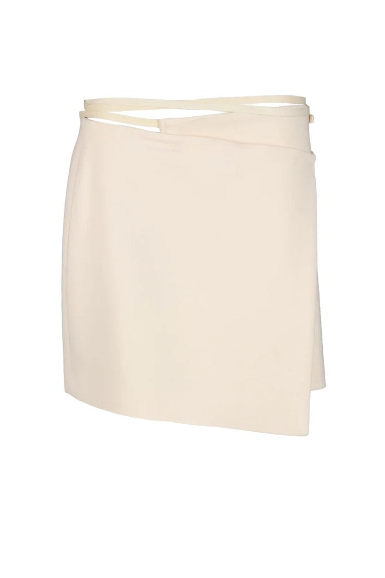 Sportmax Mini Skirt Wool/Elastane - Peach