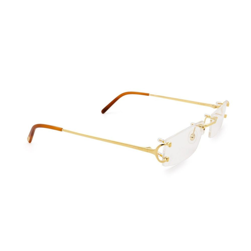 Cartier Ct0092o Decor C De Rectangular Rimless Eyeglasses