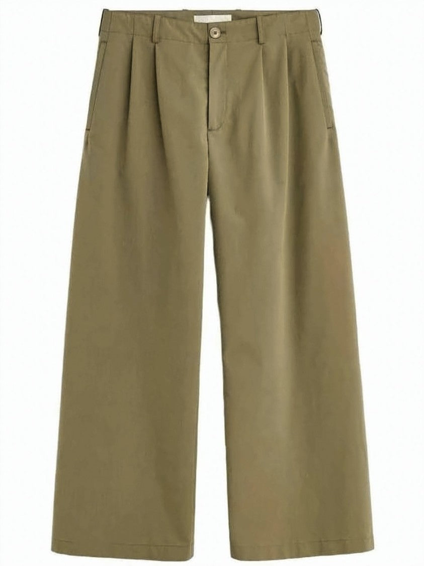 Our Legacy Brown Wide-Leg Pants With High Waist