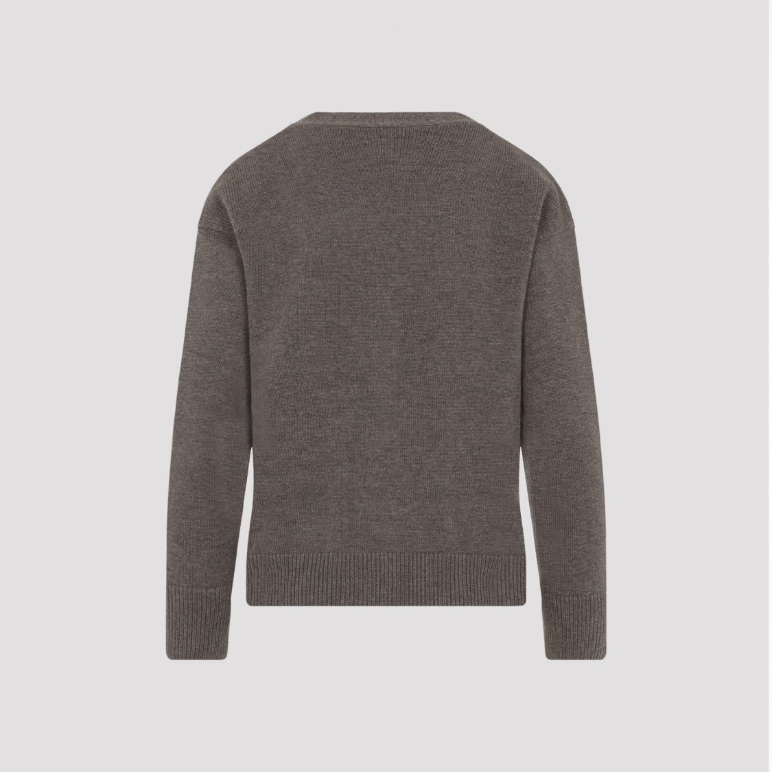 Max Mara Cedro Brown Wool And Cashmere Cardigan