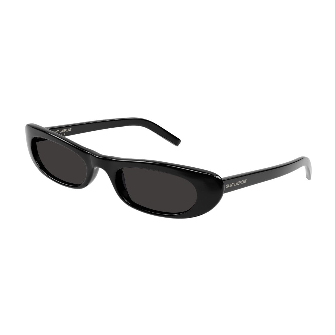 Saint Laurent Sl 557 Shade Narrow Oval Frame Sunglasses