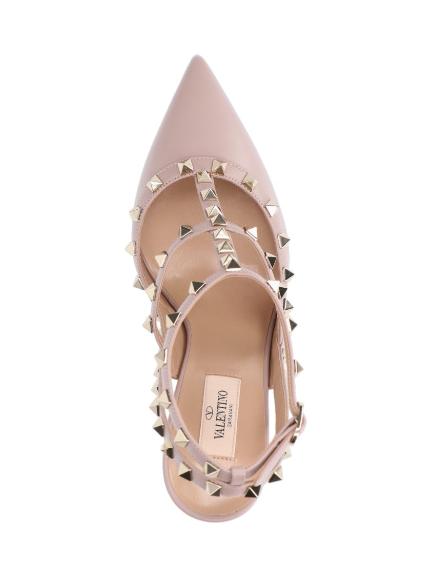 Valentino Garavani Pointed-Toe High Heel Shoe With Pyramid Studs