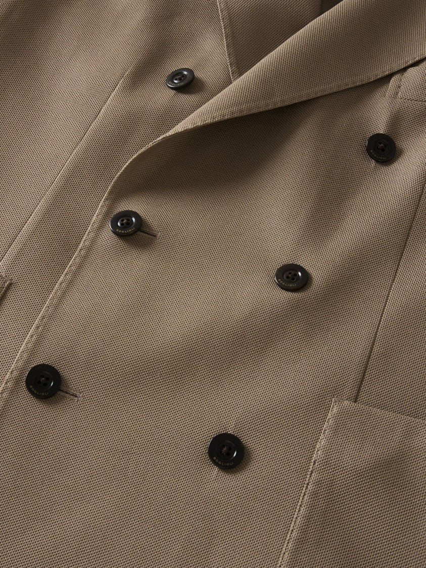 Boglioli Tailored Double-Breasted Wide Lapel Blazer