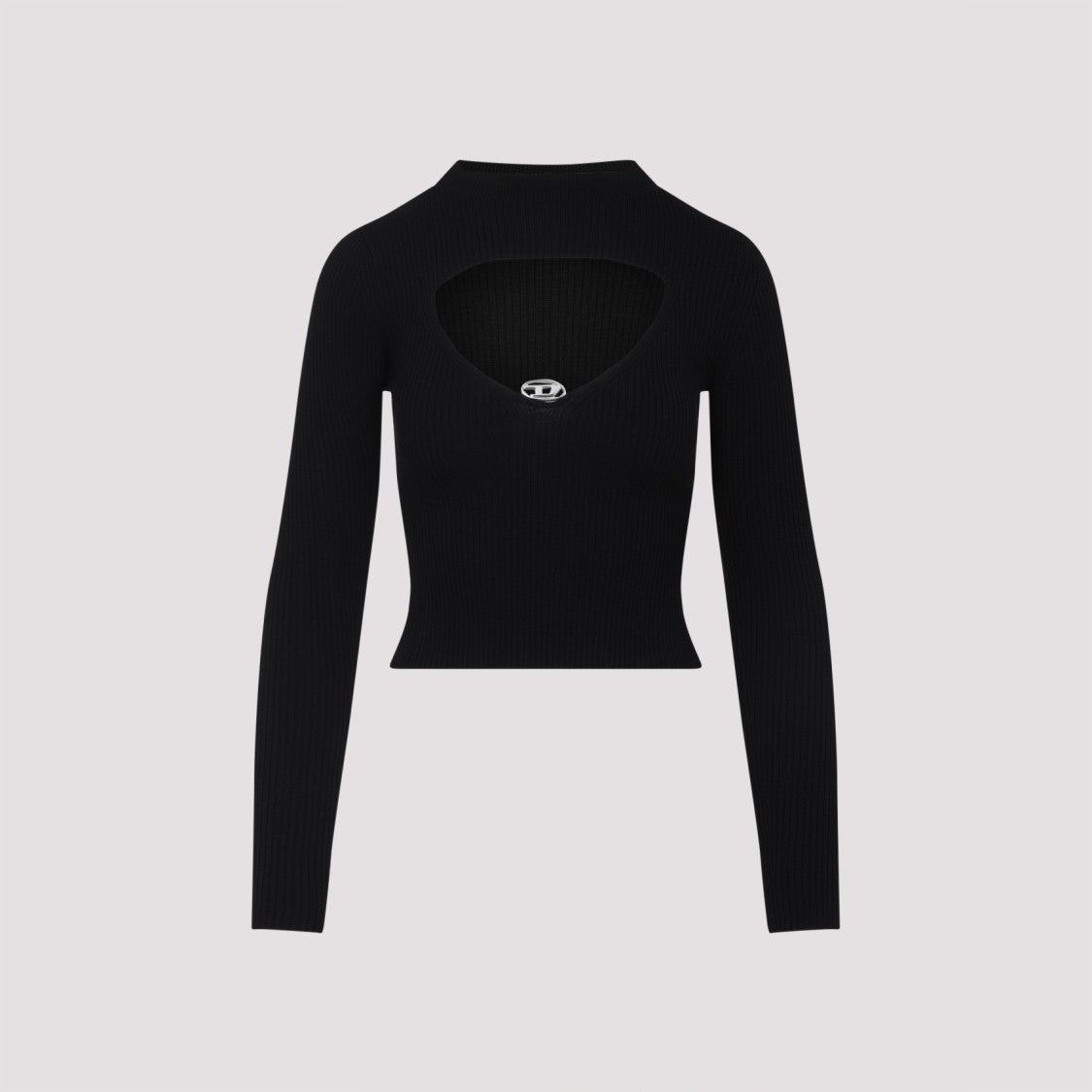 Diesel Long-Sleeved Fitted Wool Top