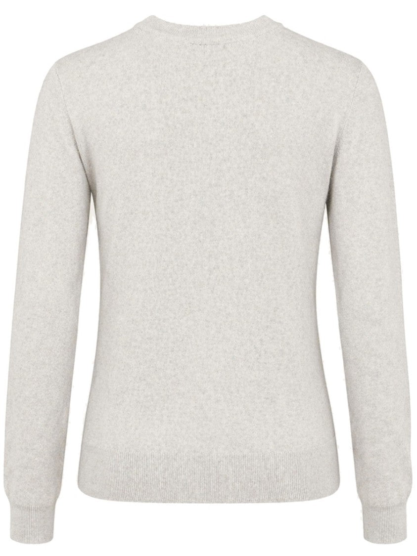 Maison Kitsuné Neutral Wool Regular Fit Sweater