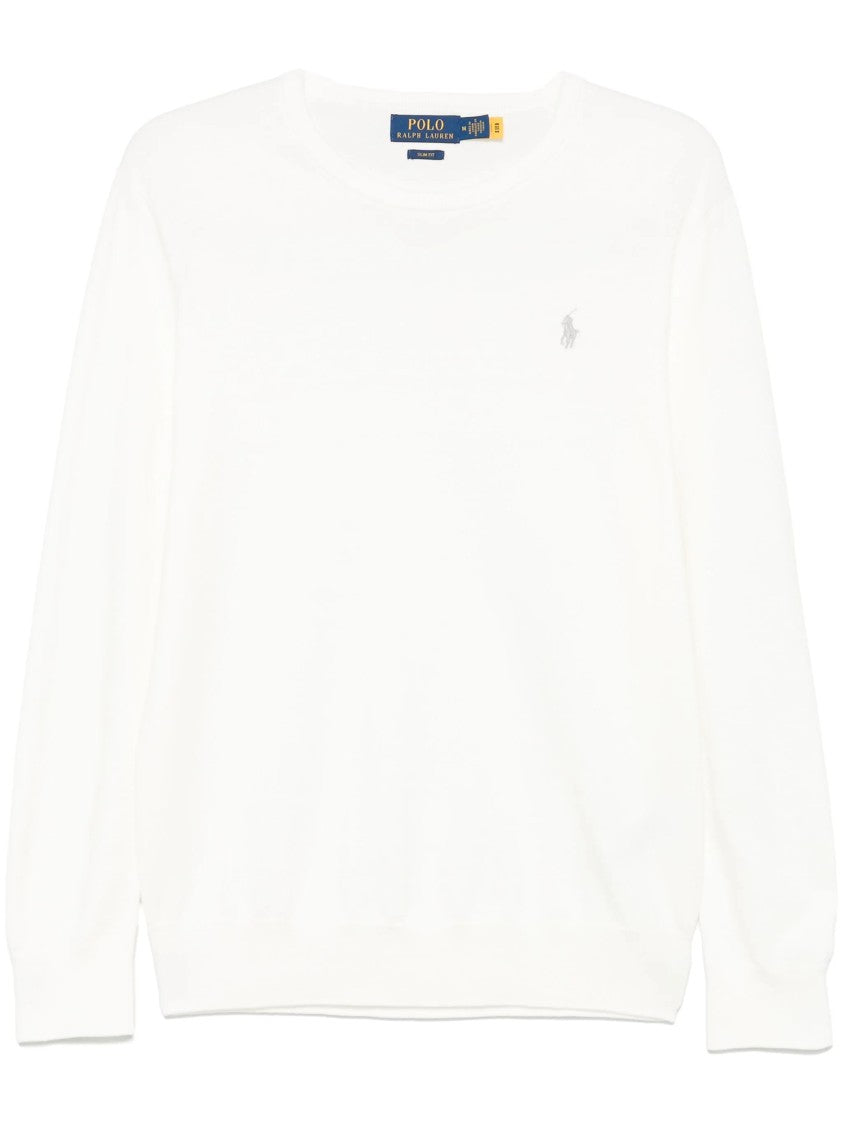 Polo Ralph Lauren Neutral Pullover Minimalist Crew Neck Sweater