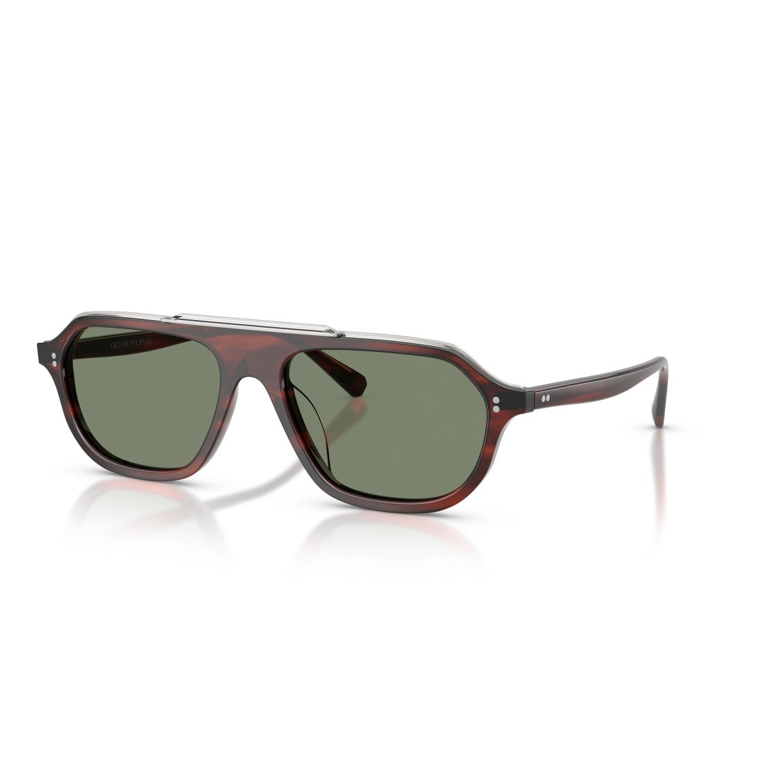 Oliver Peoples 0Ov5613su Bold Tortoiseshell Acetate Sunglasses With Angular Lenses