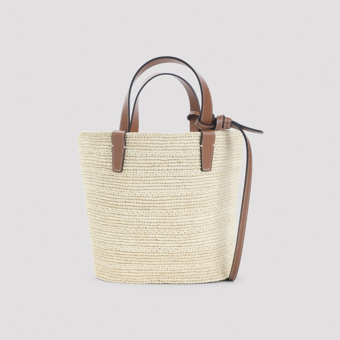 Celine Natural Beige Raffia Shoulder Bag