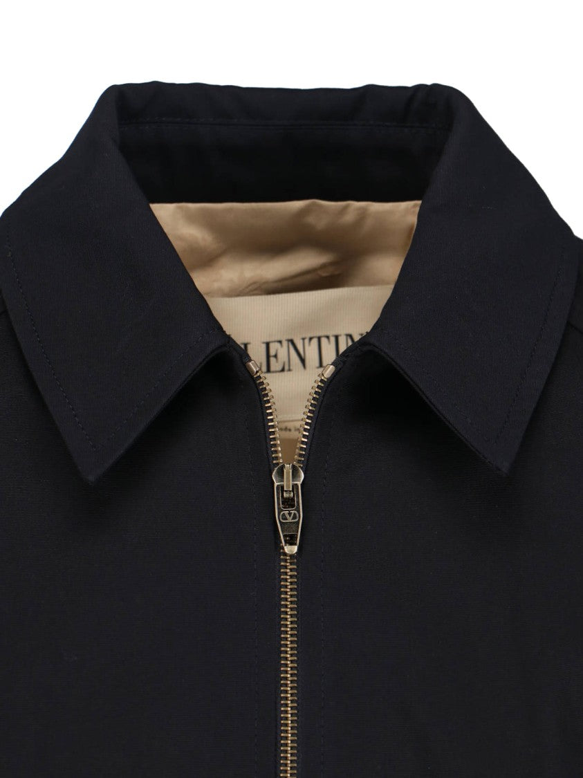 Valentino Logo Bomber Jacket