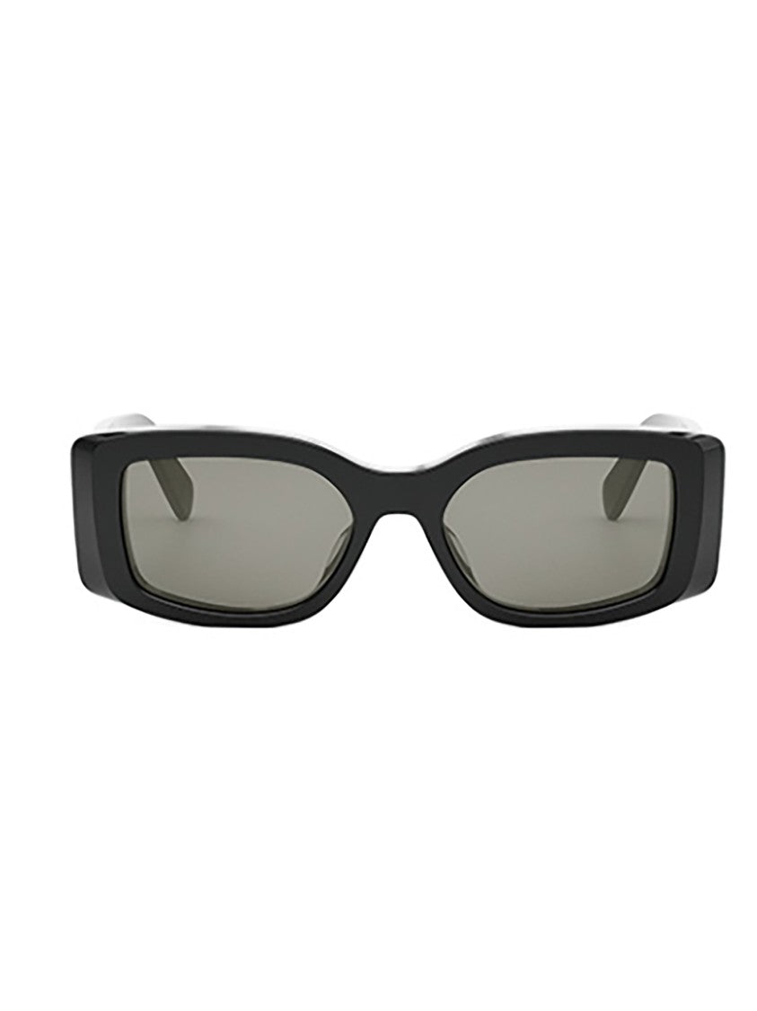 Celine White Cl40282u Rectangular Acetate Sunglasses