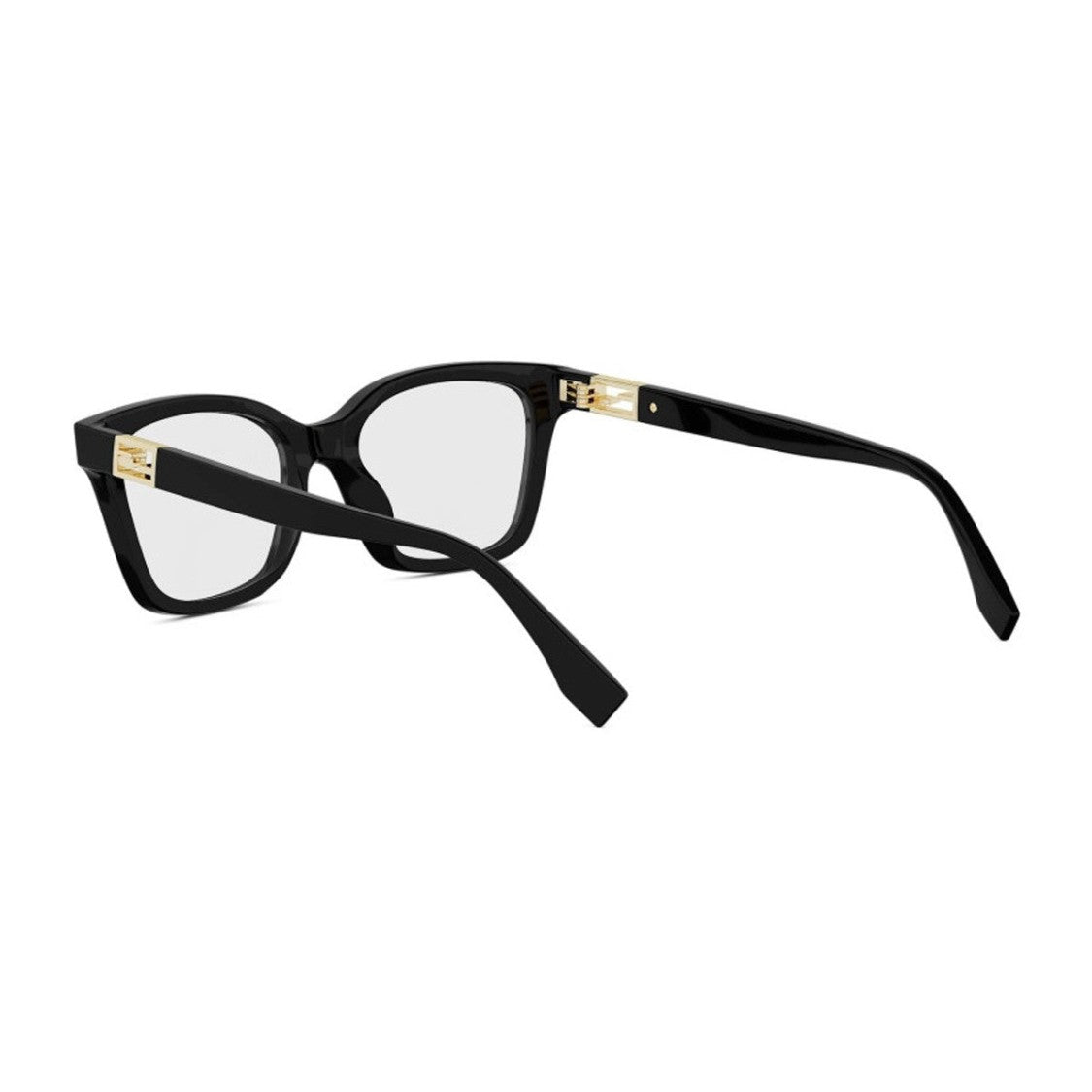 Fendi Black Baguette Acetate Square Sunglasses