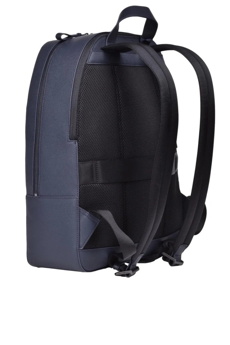 Tommy Hilfiger Geometric Pattern Backpack With Zip Closure