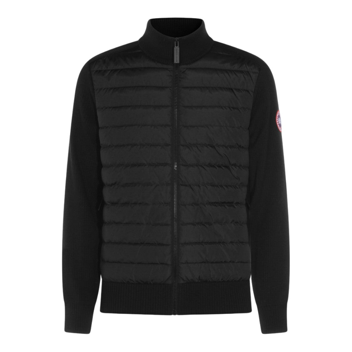Canada Goose Quilted Padded Front Knitted Back Down Jacket