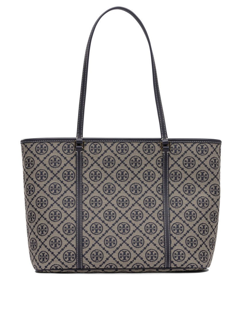 Tory Burch T Monogram Small Zip Tote