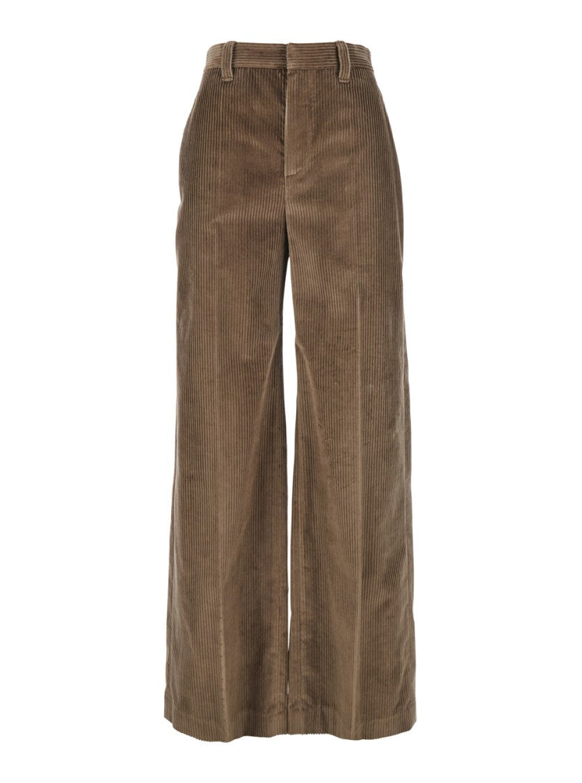 Brunello Cucinelli Brown Corduroy Pants