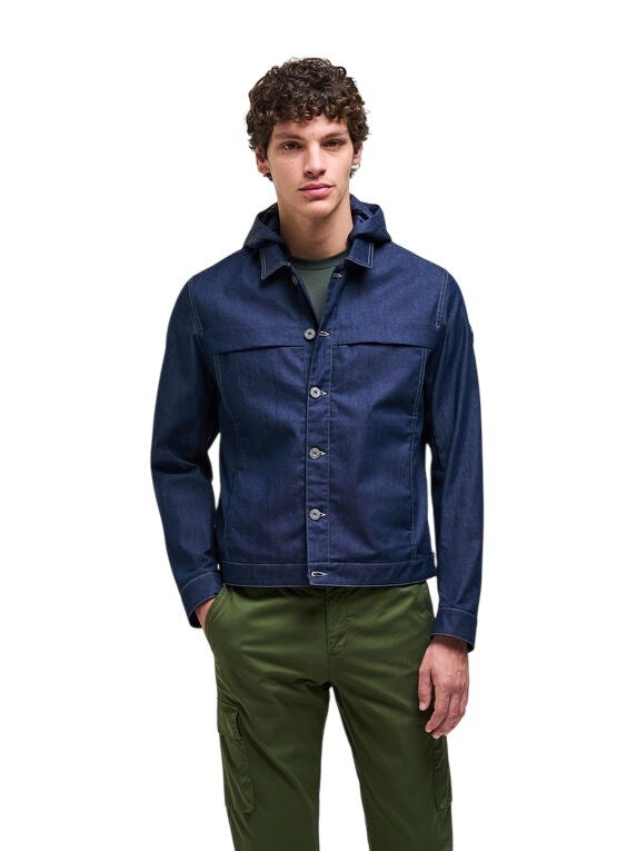 Colmar Originals Detachable Hood Windbreaker With Classic Shirt Collar