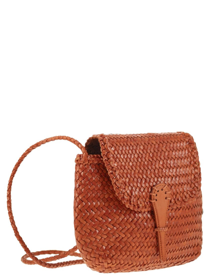 Dragon Mini City Bag - Woven Leather Bag
