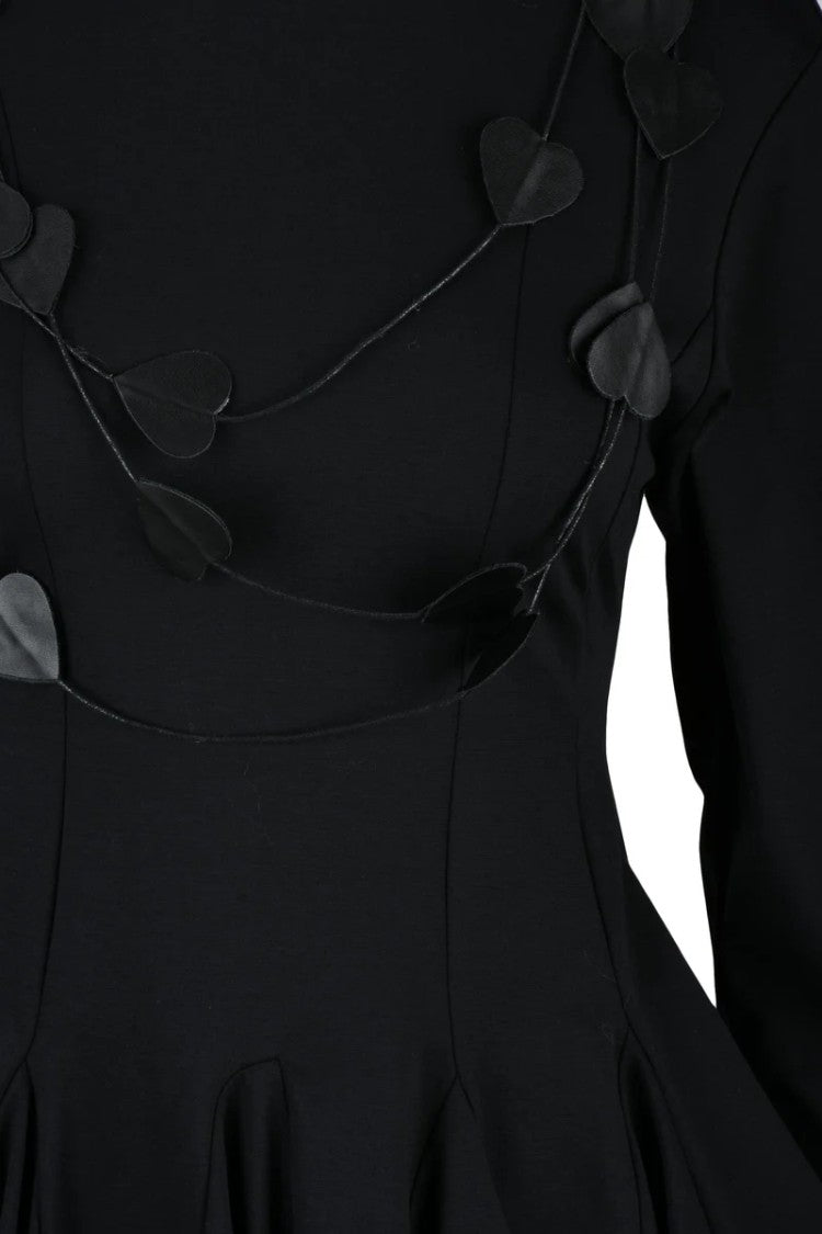 Souvenir Flared Dress Zip - Black