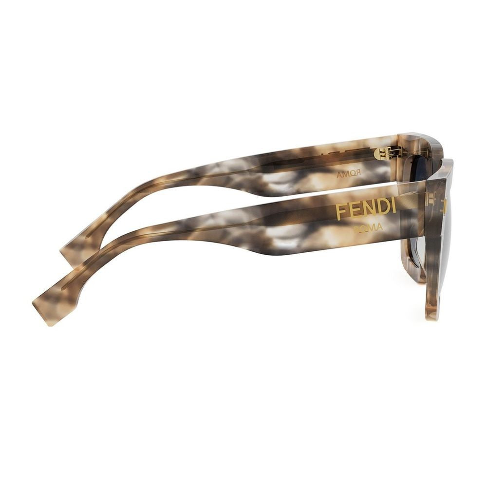 Fendi Rome Oversized Square Acetate Sunglasses