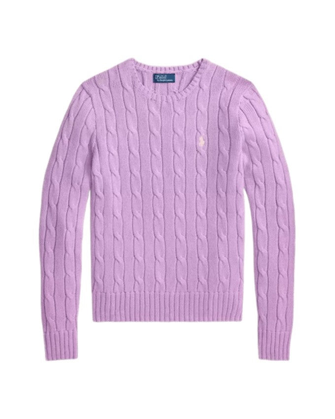 Polo Ralph Lauren Cotton Cable-Knit Slim Sweatshirt