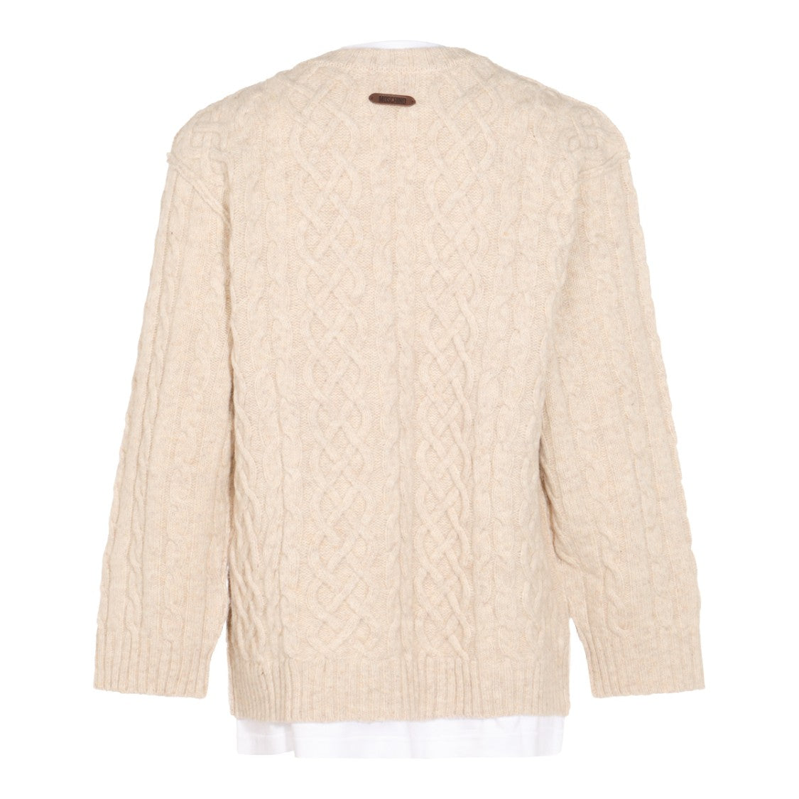 Moschino Beige Wool Knitwear