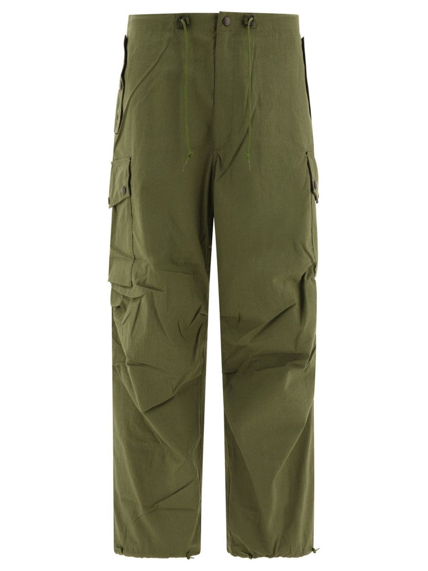 Needles Utility Cargo Pants With Adjustable Drawstring And Flap Pockets