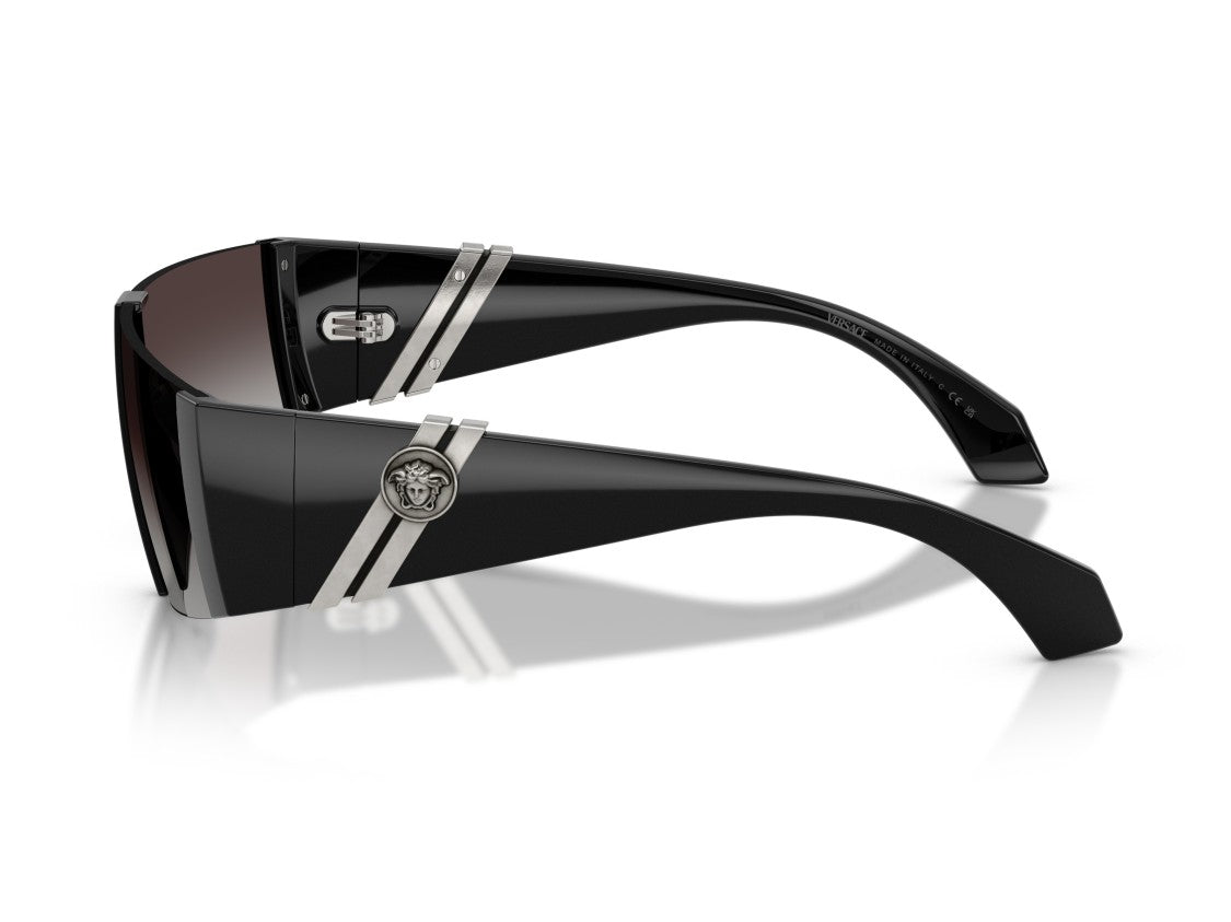Versace 0Ve4516 Gradient Metal Oversized Shield Sunglasses