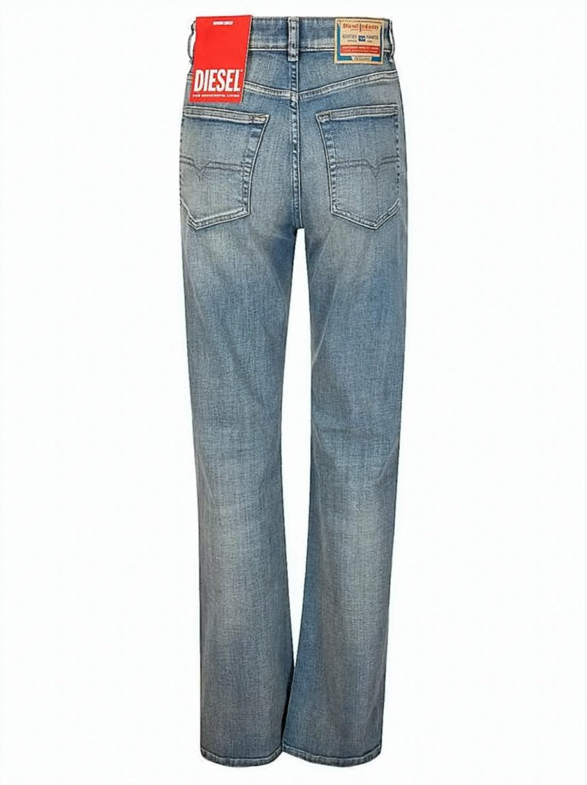Diesel Regular Fit Denim Jeans With Classic Five-Pocket Design