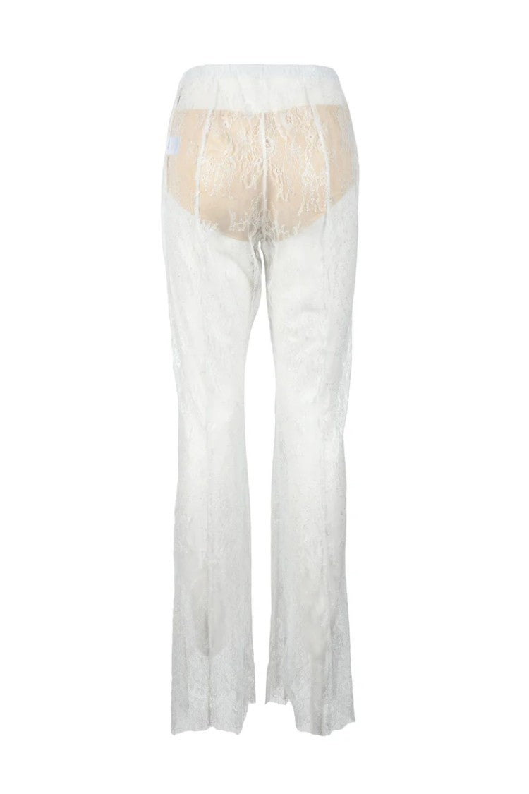 Patrizia Pepe Polyamide Trousers - White