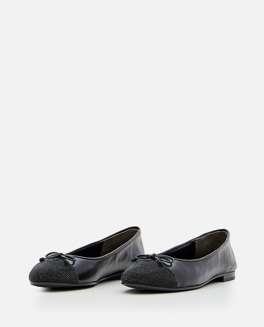Tory Burch Cap-Toe Pave Ballet