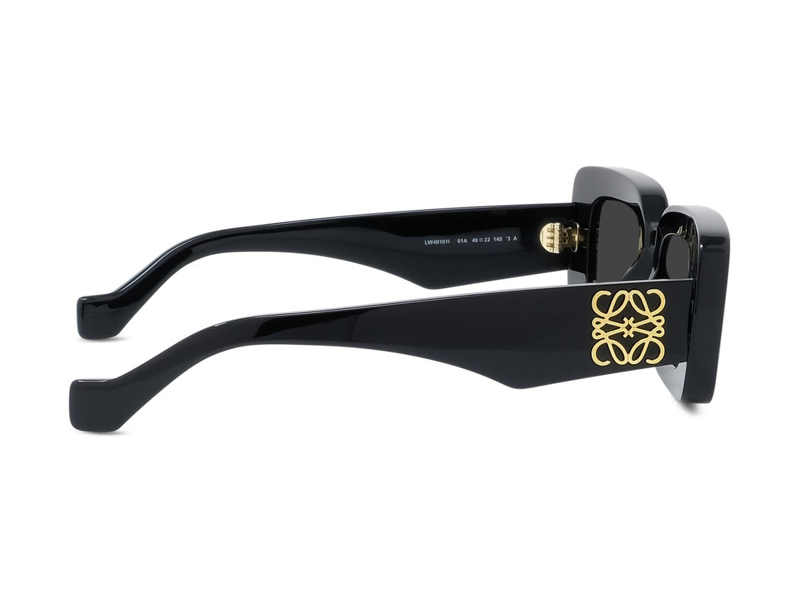 Loewe Lw40101i Bold Gold Detail Oversized Square Sunglasses
