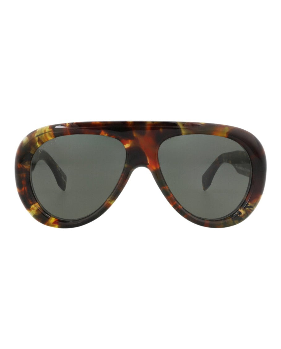 Gucci Aviator-Frame Recycled Acetate Sunglasses