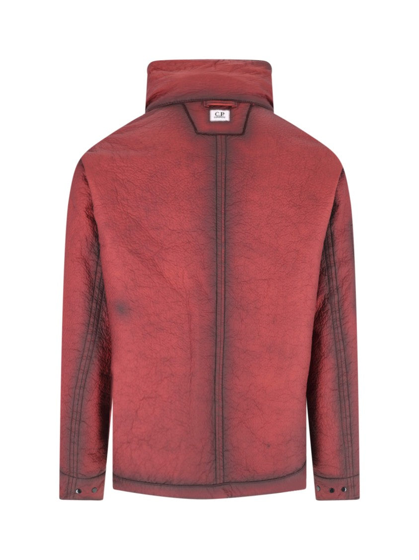 C.P. Company Burgundy Bi-Face Reversible Nylon Jacket
