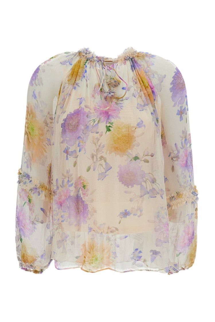 Zimmermann Luna Ruffle Blouse