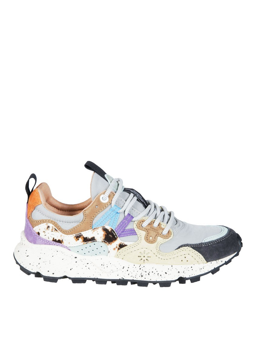 Flower Mountain Yamano 3 Pastel Multi-Material Rugged Outsole Sneakers